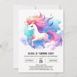 Invitation Anniversaire Rustique Custom Horse