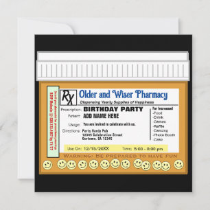 Invitation Anniversaire RX pour le plaisir