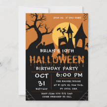 Anniversaire Spooktacular Halloween Party Éffrayan