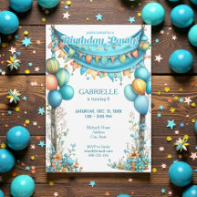 Anniversaire Turquoise Amusant Fantaisiste