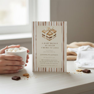 Invitation Annonce de Baby Shower pour un Délicieux Bébé aux