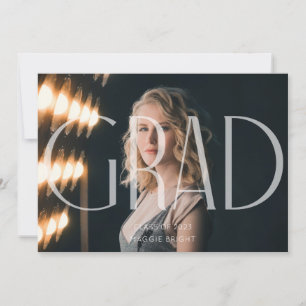 Invitation Annonce de diplômé 2023 minimaliste moderne  