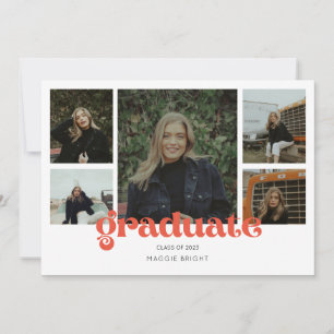 Invitation Annonce de diplômé 2023 multi photo  