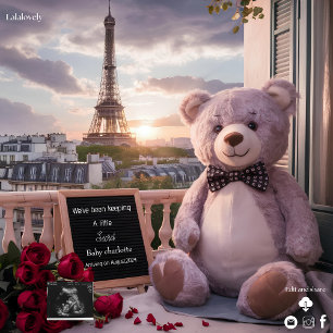 Invitation Annonce de grossesse de l'ourse parisienne