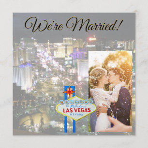 Invitation Annonce de mariage à Las Vegas