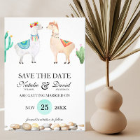 Annonce de Mariage de Couple Lama Enregistrer la D