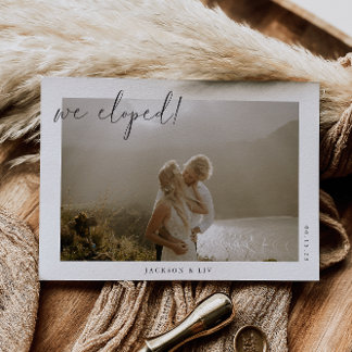 Invitation Annonce de Mariage Intime Minimaliste