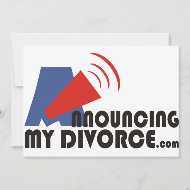 Invitation Annonce de mes invitations/annonces de divorce (Devant)