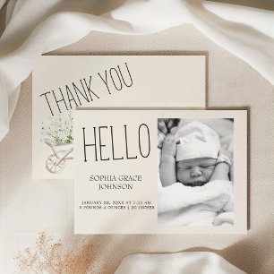 Invitation Annonce de naissance Bébé Amis des Animaux de la F