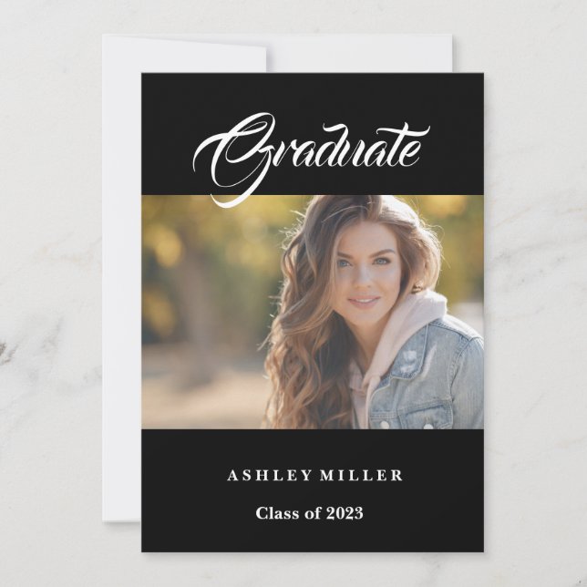 Invitation Annonce de remise de diplôme (Devant)