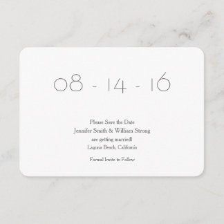 Invitation Annonce de sauvegarde de la date