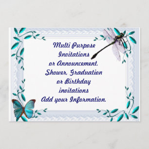 Invitation Annonce d'invitation à une fête multi-usage