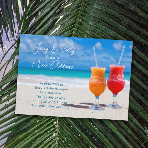 Invitation Annonce d'une nouvelle adresse pour les couples de