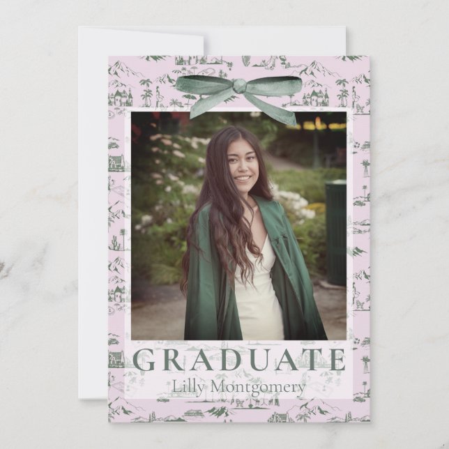 Invitation Annonce photo Hollywood Toile Coquette 5 (Devant)