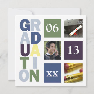 Invitation Annonces d'invitation à la graduation photo