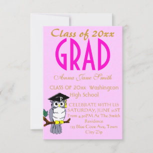 Invitation Annonces d'obtention du diplôme