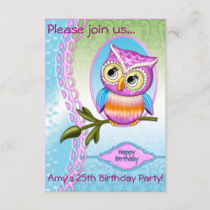Invitation Annonces mignonnes d'invitations d'anniversaire de