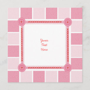 Invitation Annonces naissance bébé/douche (vierge)