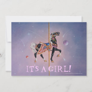 Invitation, Announcement -Petaluma Carousel Horse2