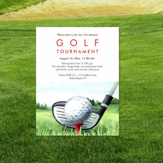 Invitation annuelle au tournoi de golf
