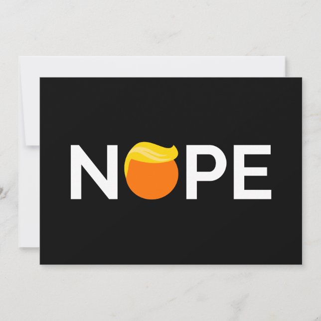 Invitation Anti-Trump - Nope Edition (Devant)