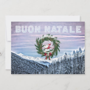 Invitation * AP20 BUON NATALE Italian Language Christmas