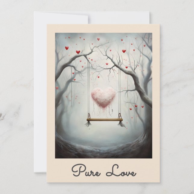 Invitation *~* AP51 Coeurs de Swing Romantiques Valentine Ser (Devant)