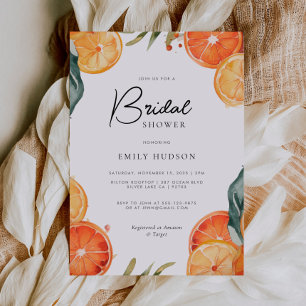 Invitation Aperol Spritz Aquarelle nuptiale de douche Invitat