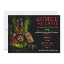 Apothicaire de sang de zombie Fête d'Halloween
