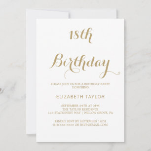 Invitation Appel à la calligraphie dorée sophistiquée pour le