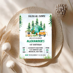 Invitation Appel à tous Campers 1er Anniversaire Fête de Camp