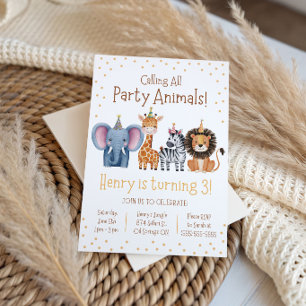 Invitation Appel à tous les fêtards ! Fête d'anniversaire à t