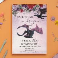 Appel à toutes les filles Dragons Anniversaire Fle