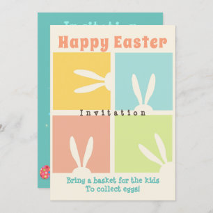 Invitation Apportez un panier pour les enfants pour ramasser 