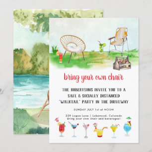 Invitation Apportez votre propre chaise   Driveway Cocktail P