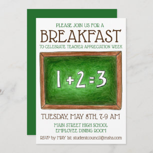 Invitation Appréciation de l'enseignant en tableau de bord de