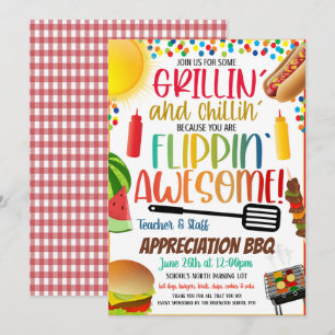 Invitation Appréciation de l'invitation BBQ
