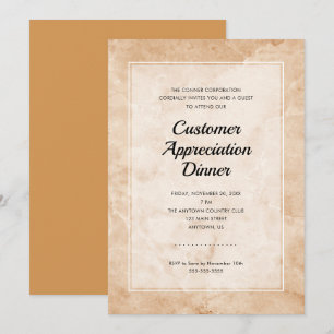 Invitation Appréciation du client   Arrière - plan élégant en