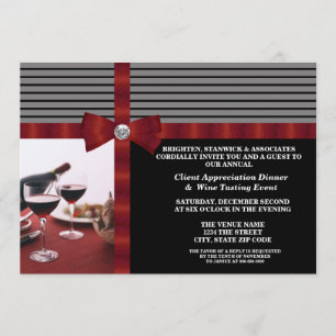 Invitation Appréciation du client d'événements d'entreprise