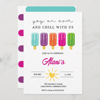 Invitation Appuyer sur