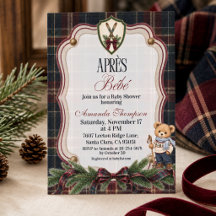 Après Bébé Preppy Ski Lodge Christmas Baby Shower