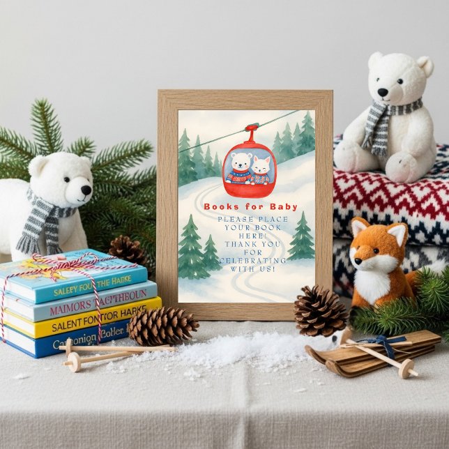 Invitation Après Bébé Ski Baby Woodland Books for Baby Sign (Après Bébé Ski Baby Woodland Books for Baby Sign)