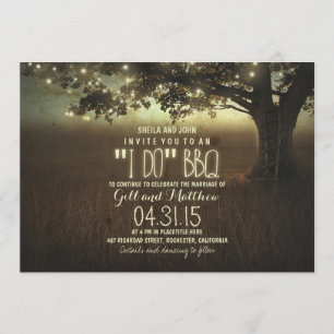 Invitation après le mariage, je fais l'invitation barbec