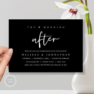 Invitation Après-midi, Post Mariage Brunch Célébration