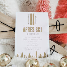 Apres Ski hiver Thème Bachelorette Party
