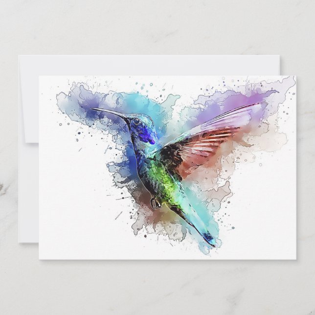 Invitation Aquarelle (Devant)