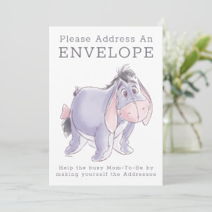 Invitation Aquarelle Baby shower Eeyore