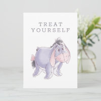 Aquarelle Baby shower Eeyore Prenez soin de vous
