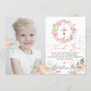 Invitation Aquarelle Broussant Merci de pois doux