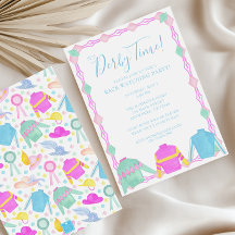 Aquarelle colorée Derby Jerseys & Casquette Party